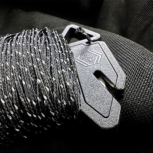 Atwood Rope Ready Rope Micro Cord Dispenser Black 125ft 100lb Survival Tool