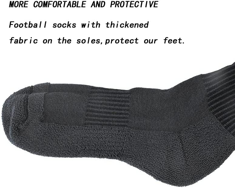 2 Pairs Soccer Shin Guards & 2 Pairs Socks for Adults & Kids Large Size – Protective Gear