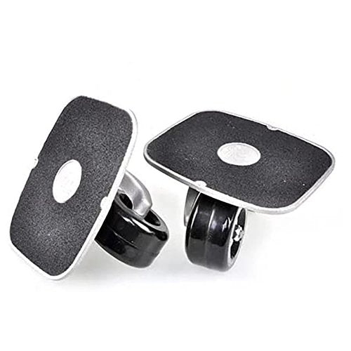 JINCAO Black Portable Roller Road Drift Plate Skates Anti-Slip Board Aluminum Truck with PU Wheels with ABEC-7 608 Bearings