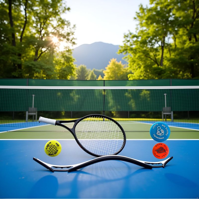 ZGLUZP 4 Pcs Spicy/Aggressive Reminder to Keep You On Your Tennis Game - Tennis Vibration Dampener, Tennis Racket Dampener, The Best Tennis Gift for Every Player Team Tennis Vibration Dampeners