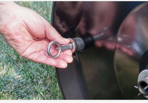 Agri-Fab Roller Plug - Durable 1-1/4" Size in Silver and Black for Enhanced Lawn Care