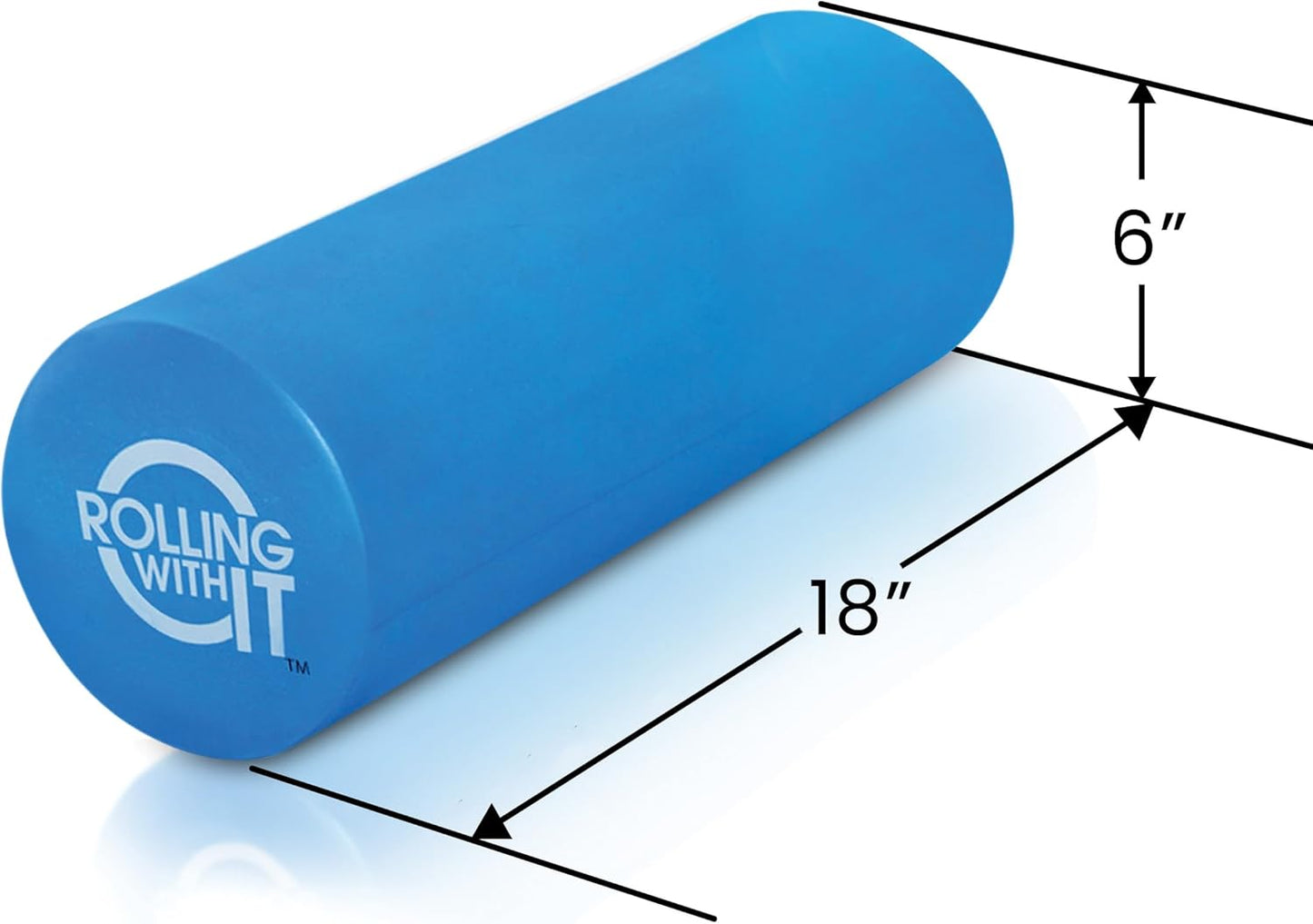 Rolling With It Foam Roller - High Density Muscle Roller for Therapy & Recovery | Eco-Friendly Design