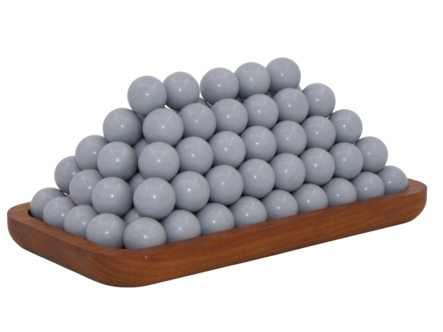 MoFaQiu 68 Cal Kinetic Projectiles, no Parting line Burr, Mirror polishing,for Training,Paintball Pepper Practice Ball，Can be reused Kinetic Ball，Compatible All .68 Cal Pepper Ball launchers