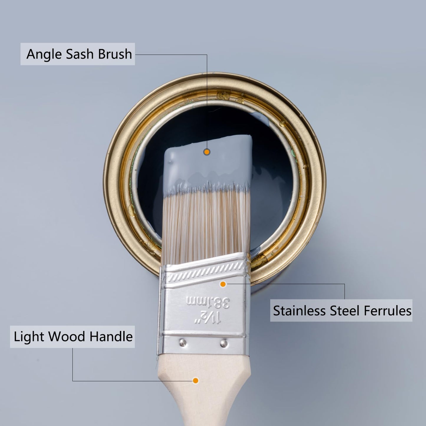 YiBaiBrush Paint Roller Kit, 18 Pack Paint Roller Set, 9 Inch Paint Roller, 4 Inch Paint Rollers with Frame, Paint Brushes for Walls, Paint Tray with Liners, Paint Supplies for Painting Walls