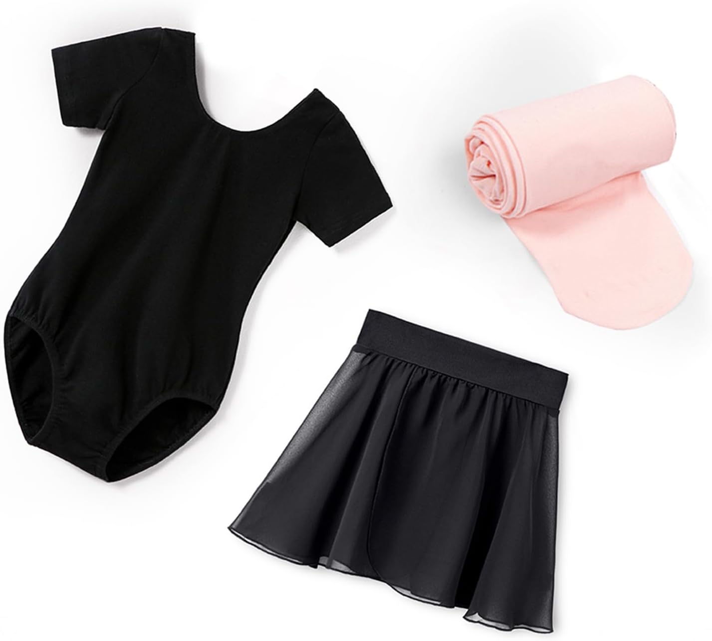 Stelle Girls Ballet Leotards - Stylish Dance Outfit Combo with Skirt & Tights | Toddler to Big Kid Sizes