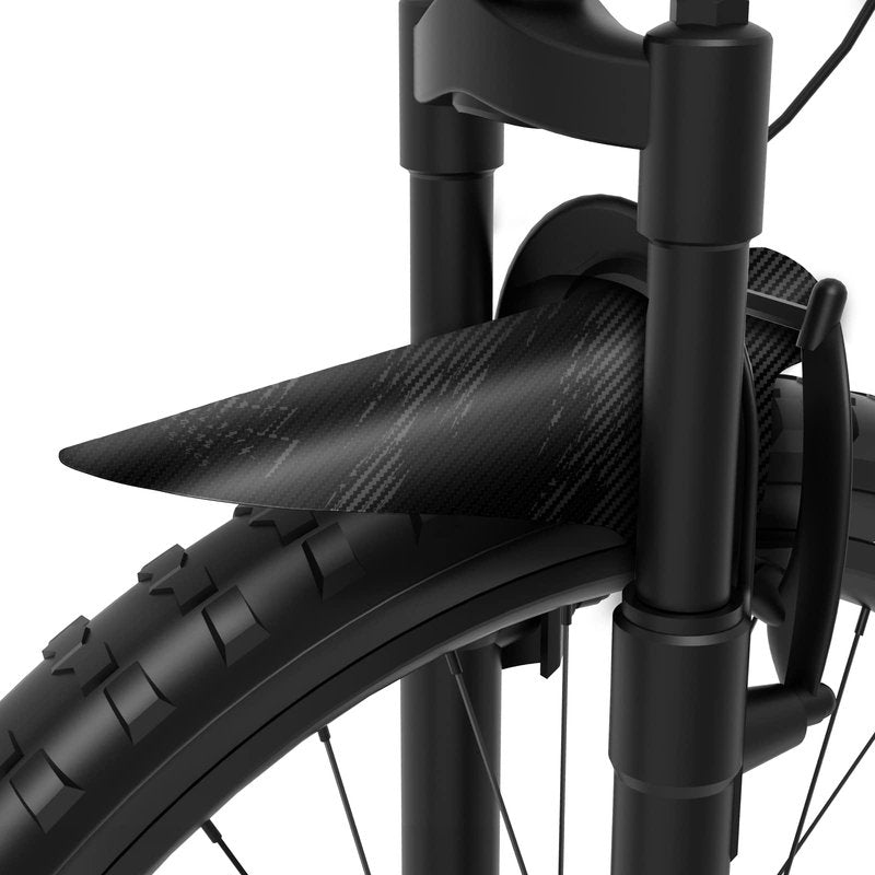 NICEDACK Bike Fender, 2PCS Adjustable MTB Mud Guard, Front and Rear Compatible Mudguards, Easy to Install, Fits 26", 27.5", 29" Fat Tire Bikes and All Disc Brake Bicycles (Black)