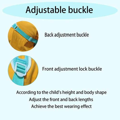 GZFQJJ Adjustable Kid's Arm Sling Suitable for shoulder injuries and post-operative rehabilitation Adjustable comfortable shoulder support Fits either arm (Blue, Small)