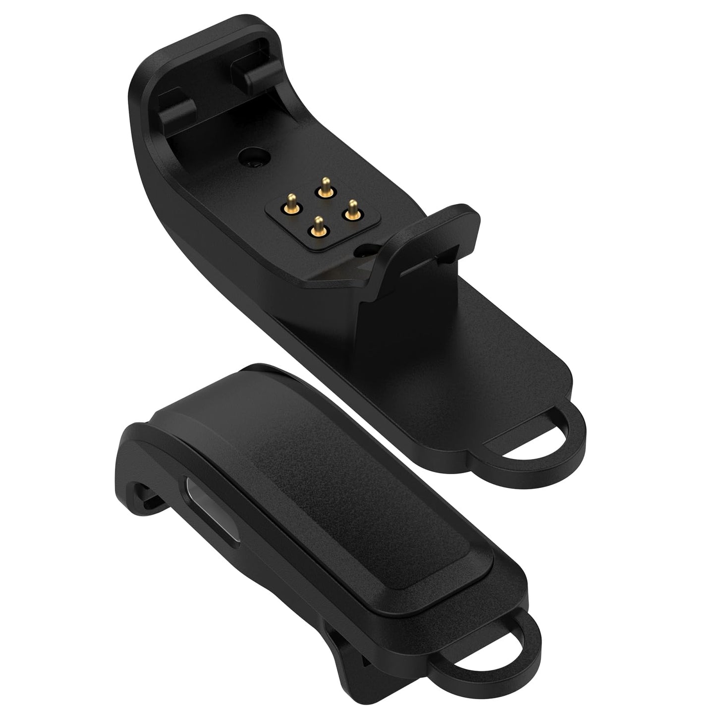 Charger Adapter Compatible for Garmin TT25 T20, Replacment Charging Clip Converter TypeC Dock for Garmin Alpha T20 TT25 Dog Training Collar (Black&Black)