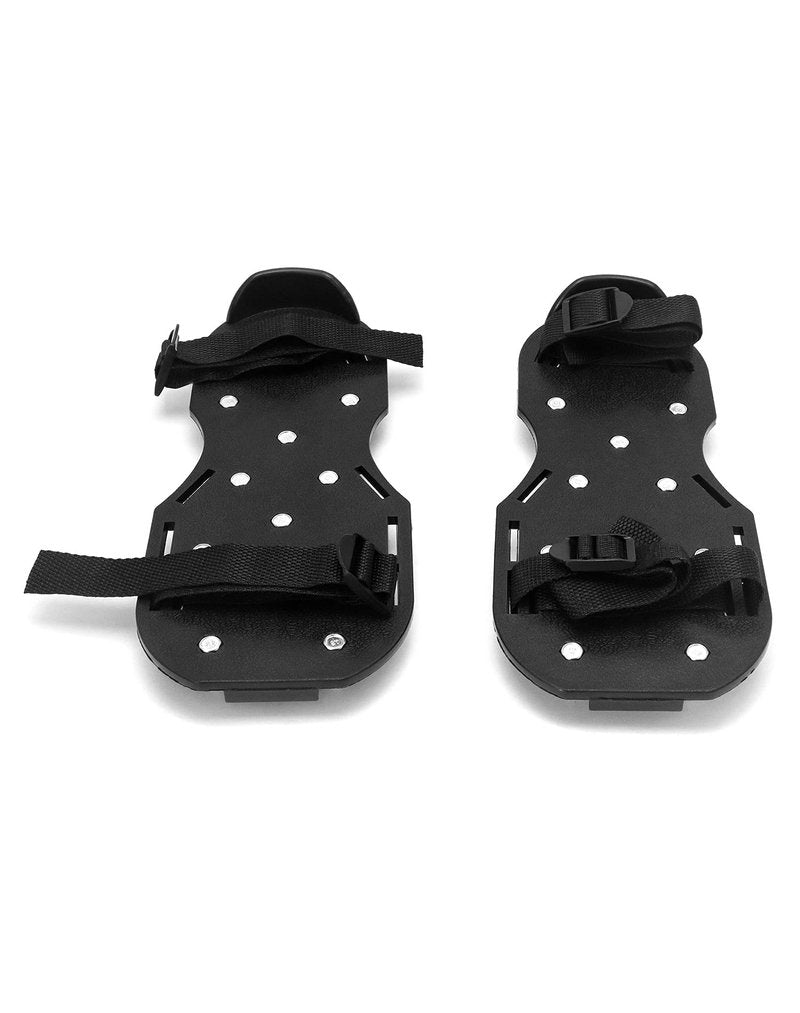 QWORK Epoxy Floor Spiked Shoes – 4 Pairs 1" Short Spikes for Coating, Overlay & Resin Application