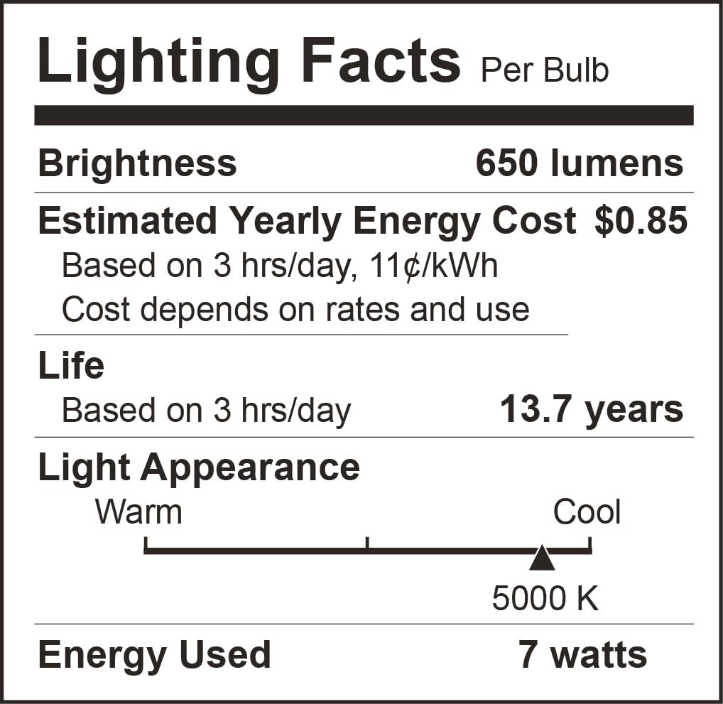 BR30 LED Flood Light Bulbs 24-Pack, 7W Dimmable 650LM Soft White 2700K, E26 Base