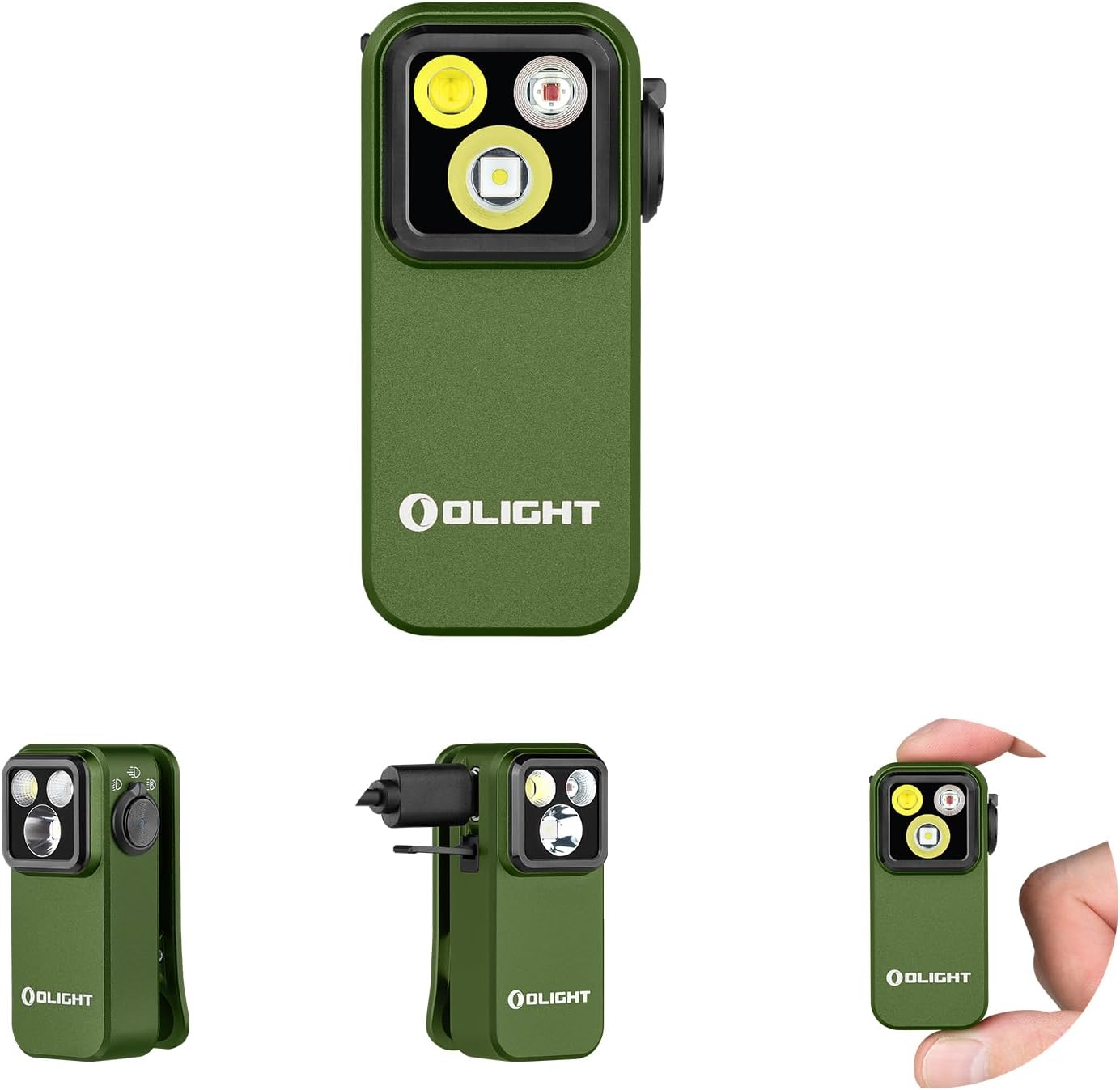 OLIGHT Oclip Pro Rechargeable EDC Flashlight - 500 Lumens, Magnetic Clip-On Light for Outdoor & Indoor Use