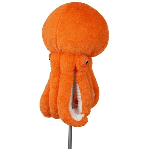 mytag Orange Octopus Driver Headcover Funny Golf Club Head Covers Animal Plush Golf Headcover