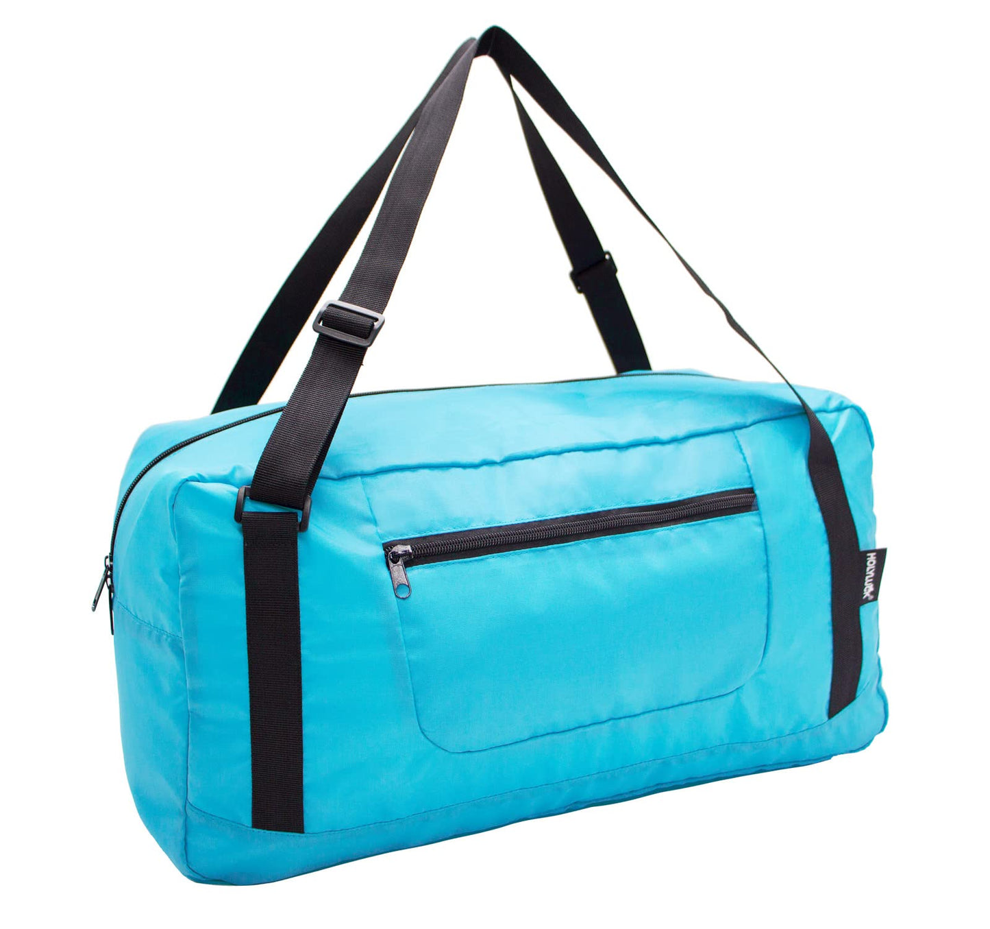 HOLYLUCK Foldable Travel Duffel Bag For Women & Men Luggage Great for Gym - sky blue