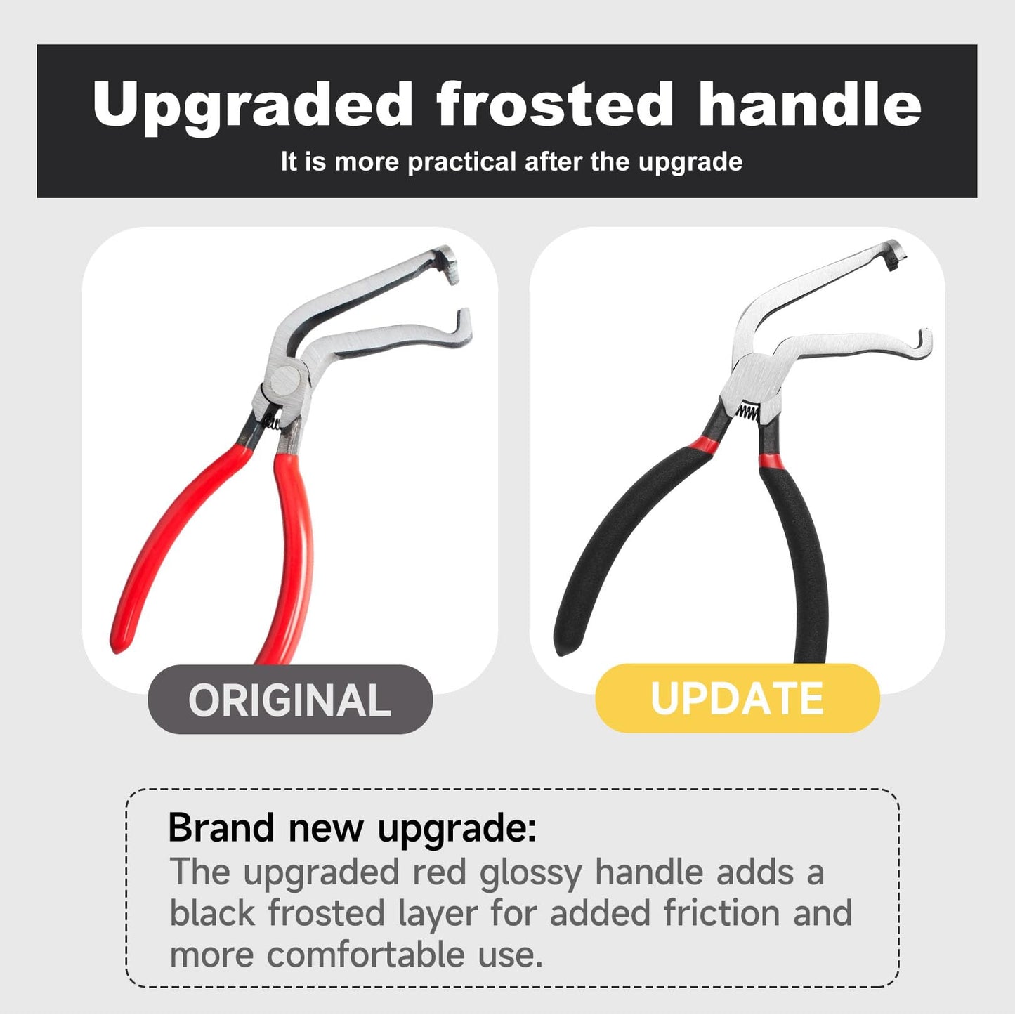 SecureElastic Electrical Disconnect Pliers 37960, 37980, Electrical Connector Separator 13120, 8in Automotive Tools Electrical Connector Pliers, Automotive Tools for Push Tab Style Plugs (3-Piece Set)