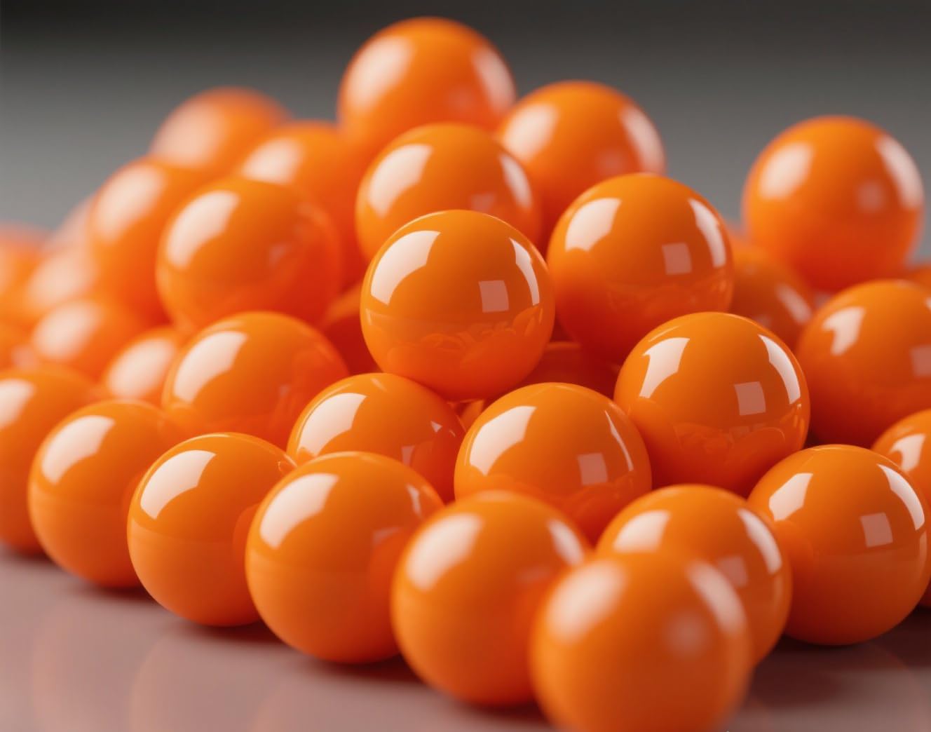 Lambid 100 Counts .61 Caliber Balls - 2.6 Grams 61 Cal Reusable Nylon Balls Solid Plastic Ammunition for Target Practice and Self Defense Compatible with Byrna CL