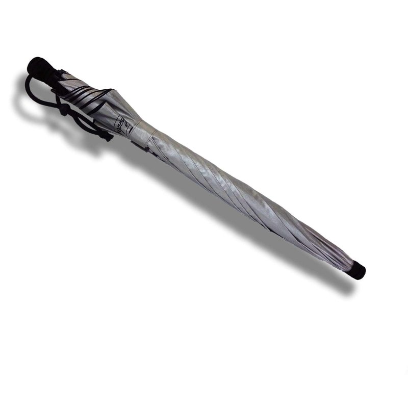 Six Moon Designs Silver Shadow Hiking Umbrella - UPF 50+ Sun & Rain Protection - Ultralight 8.9 oz Fiberglass Frame - Durable Reflective Trekking Umbrella for Backpacking, PCT, and Desert Travel