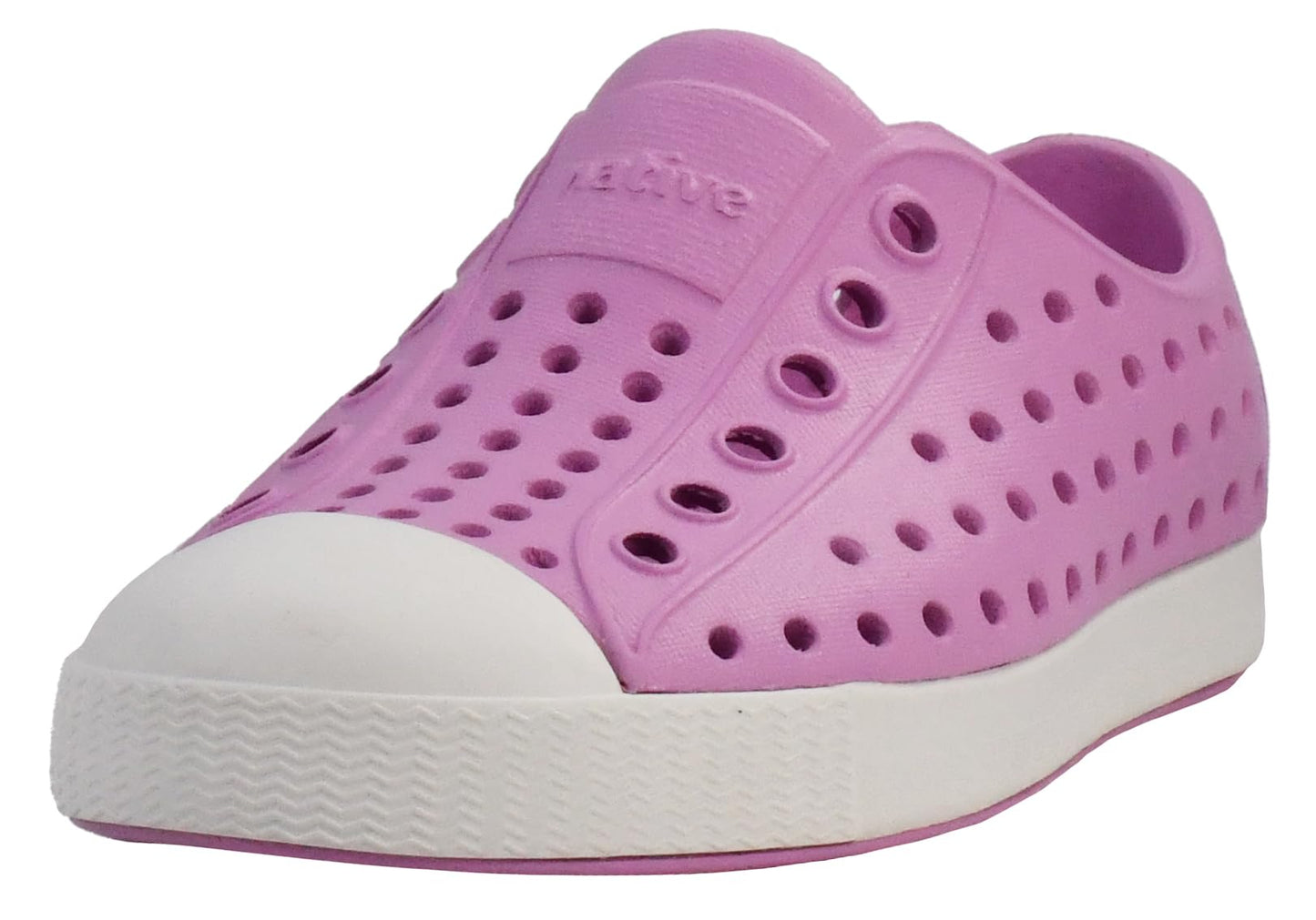 Native Shoes Unisex-Kids Jefferson Sneakers, Chillberry Pink/Shell White, 11 Little Kid