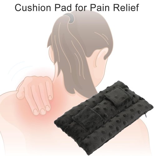 HapiPoppy Neck Pad Strap Cushion Pillow for Arm Sling Arm Brace Cushions Shoulder Strap Pads Elbow Wrist Injury Cast Rotator Cuff Replacemet Surgery Support Padding Minky Dot Black