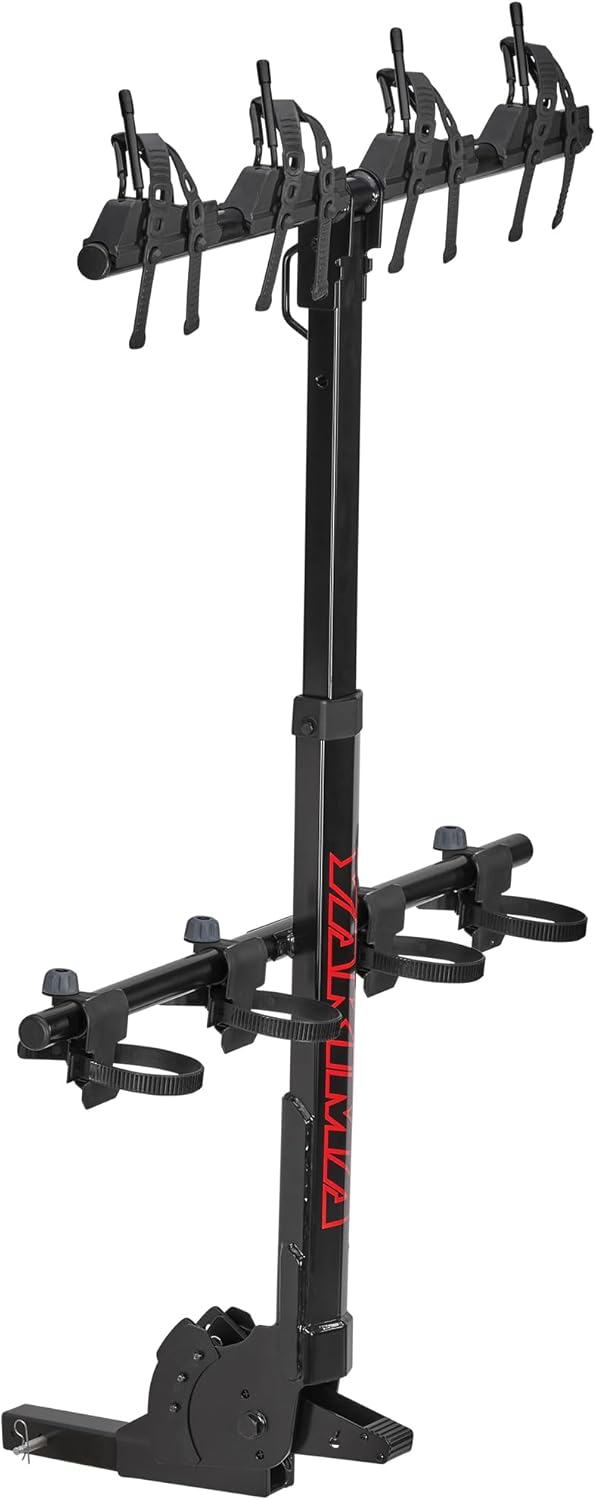 Yakima 4-Bike Hitch Mount Carrier - Tilt-Away Steel Bike Rack for Easy Access | Hangover 4