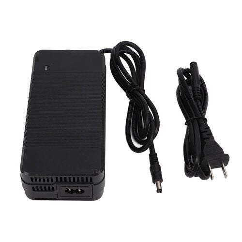 RiToEasysports Electric Scooter Battery Charger, 42V 3A Power Supply Adapter lectric Scooter Lithium Battery Charger Power Adapter with LED Indicator Compatible with Most Types of Electric (US