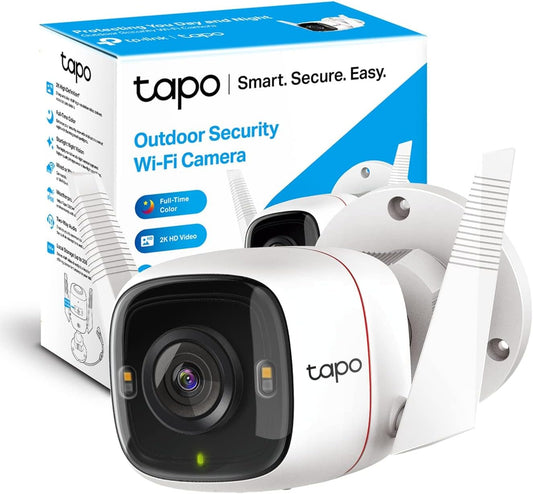 TP-Link Tapo 2K QHD Outdoor Security Camera with Color Night Vision & AI Detection