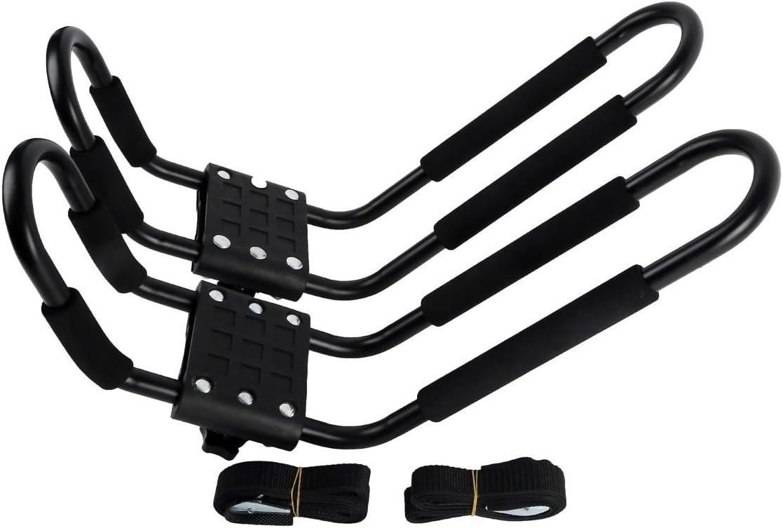 XMT-MOTO J-Bar Kayak Carrier - Universal Top Mount Roof Rack for SUVs & Vans - 2 Pairs