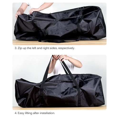 GLDYTIMES Electric Scooter Carrying Bag, E-SCooter Storage Transpot Bag, Foldable Waterproof Backpack Handbag, for Ninebot G30/ ES Xiaomi M365, 46x20.4x9.25 inch