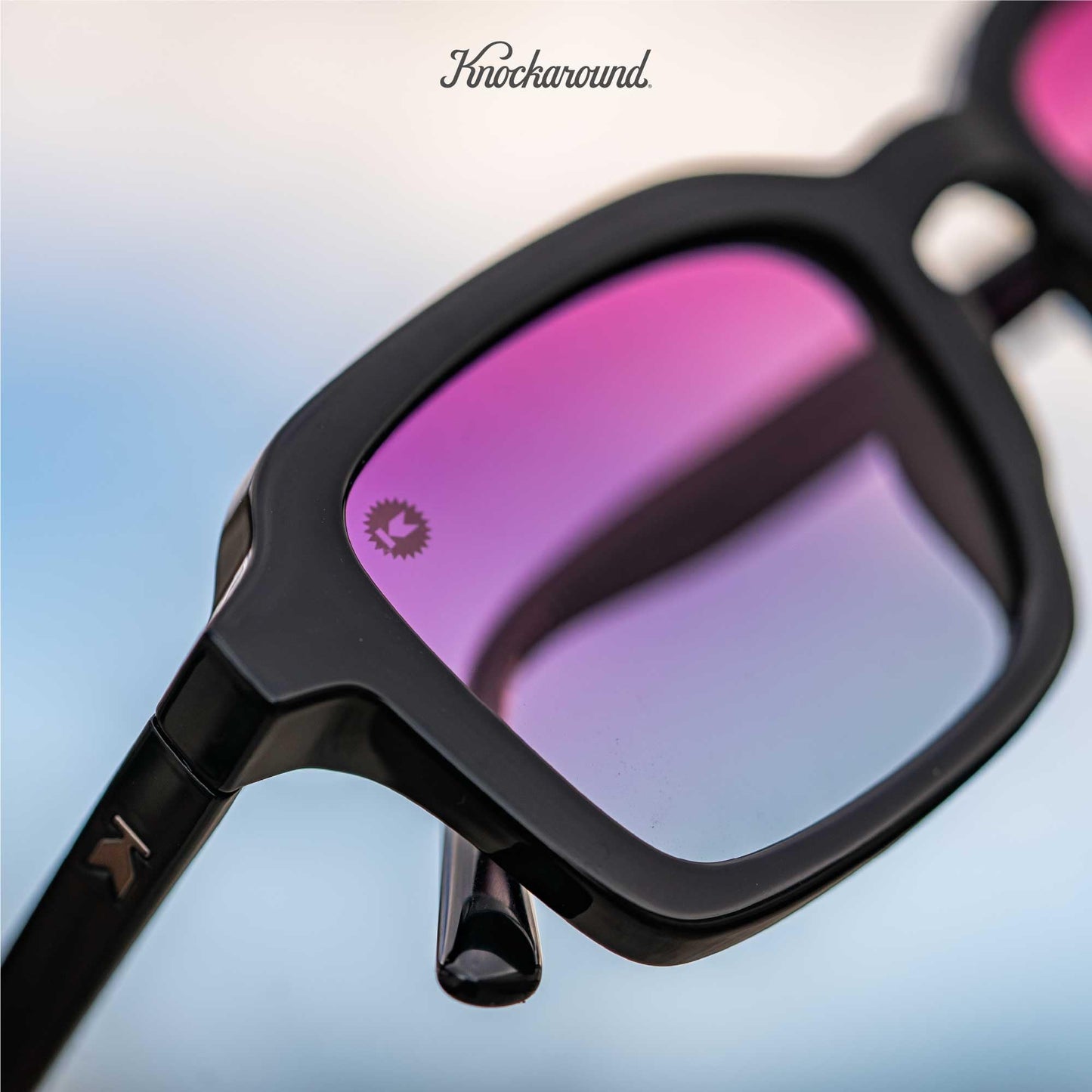 Knockaround Narrow Rectangle Polarized Sunglasses for Women - UV Protection