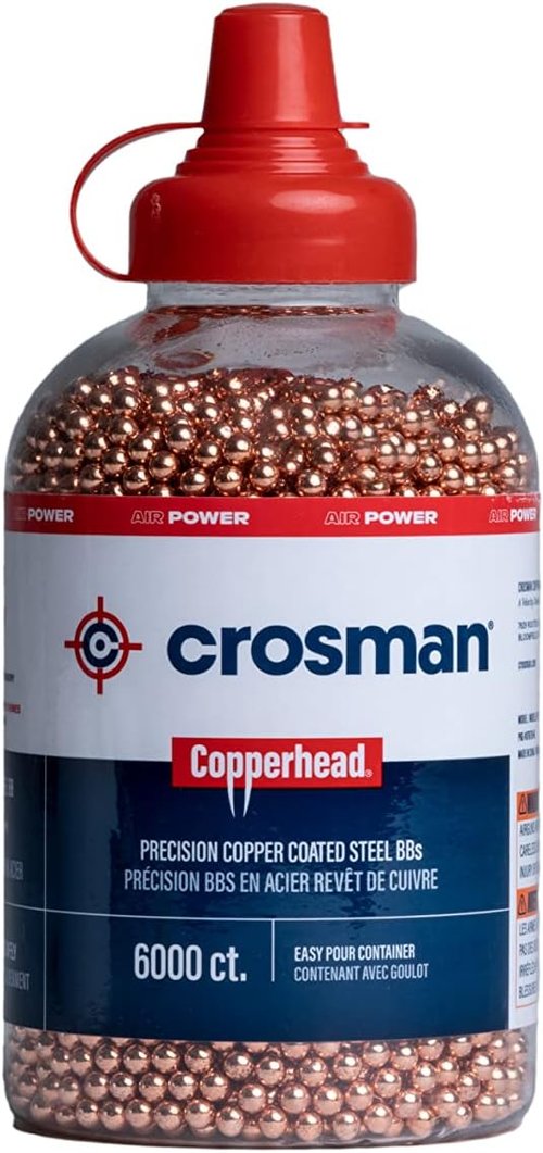 Crosman Copperhead 4.5mm BBS - Premium Copper-Coated Steel Balls for Airguns