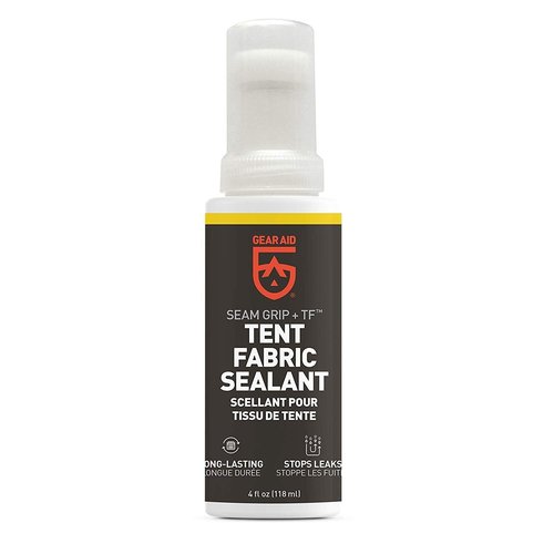 GEAR AID Seam Grip TF Tent Fabric Sealer - Waterproofs & Restores PU Coating - Clear, 4 fl oz