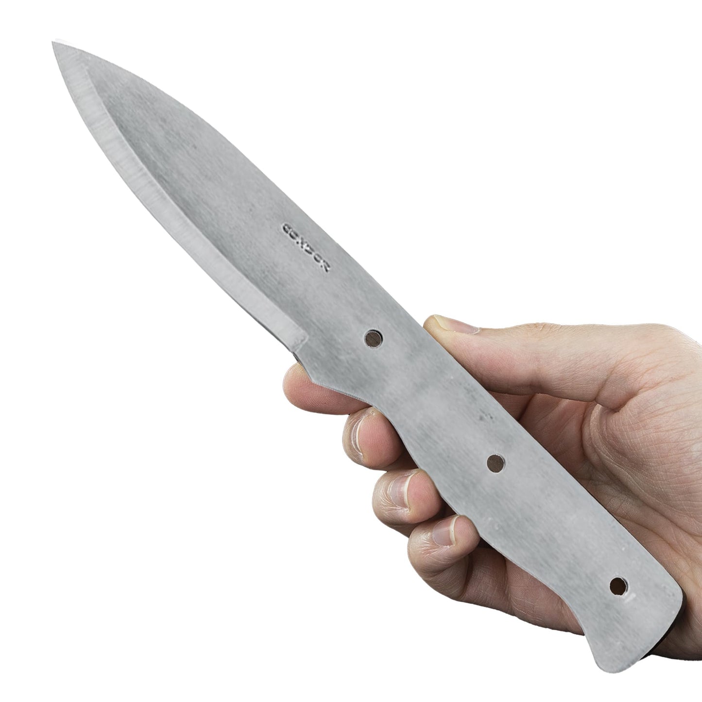 Condor Tool & Knife Bushlore Blade Blank - 1075 High Carbon Steel - Knife Blank with a Scandi Grind - Product is Sold Without Sheath - 4.3in Blade - 4.6oz