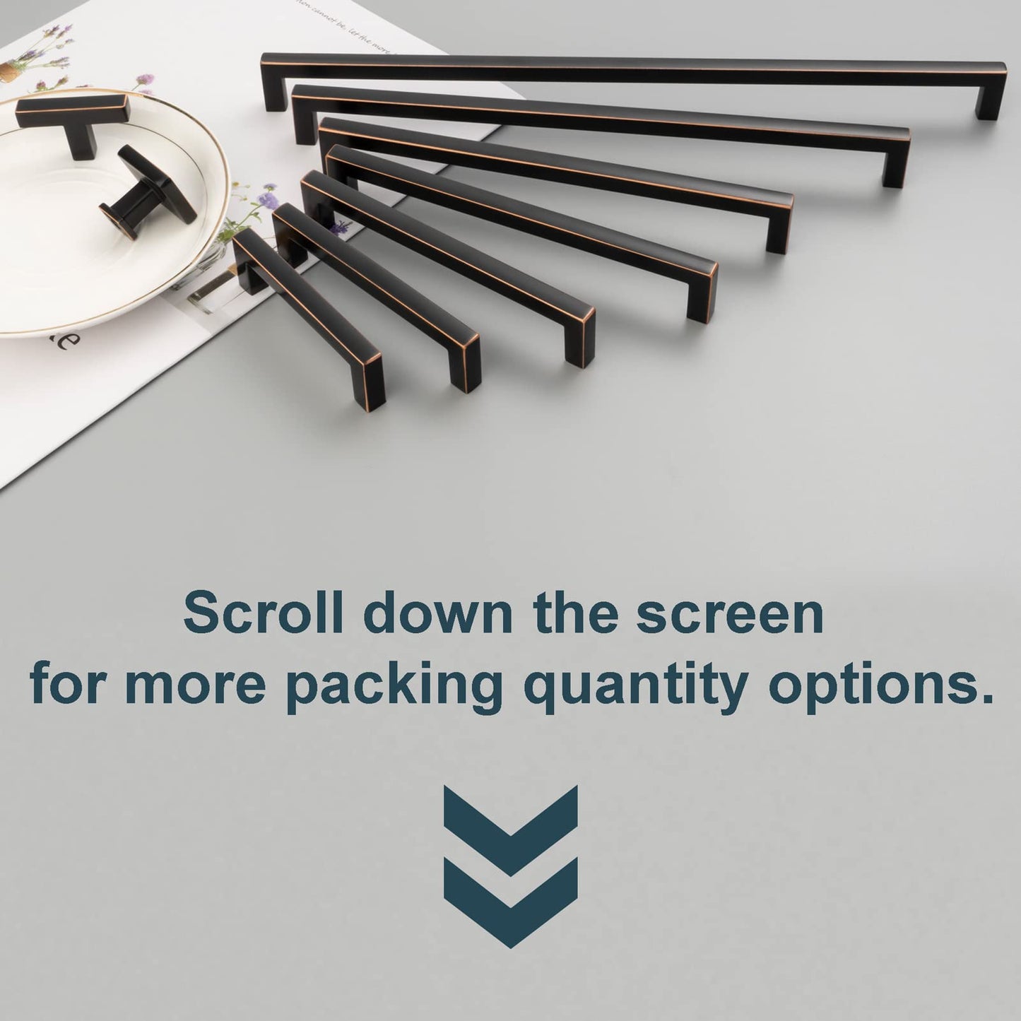 KOOFIZO Oil Rubbed Bronze Cabinet Pulls Bronze Cabinet Handles, 30 Pack 3 Inch Rubbed Bronze Hardware for Kitchen Cabinets Drawer Dresser 1816 Cupboard Bedroom Bathroom