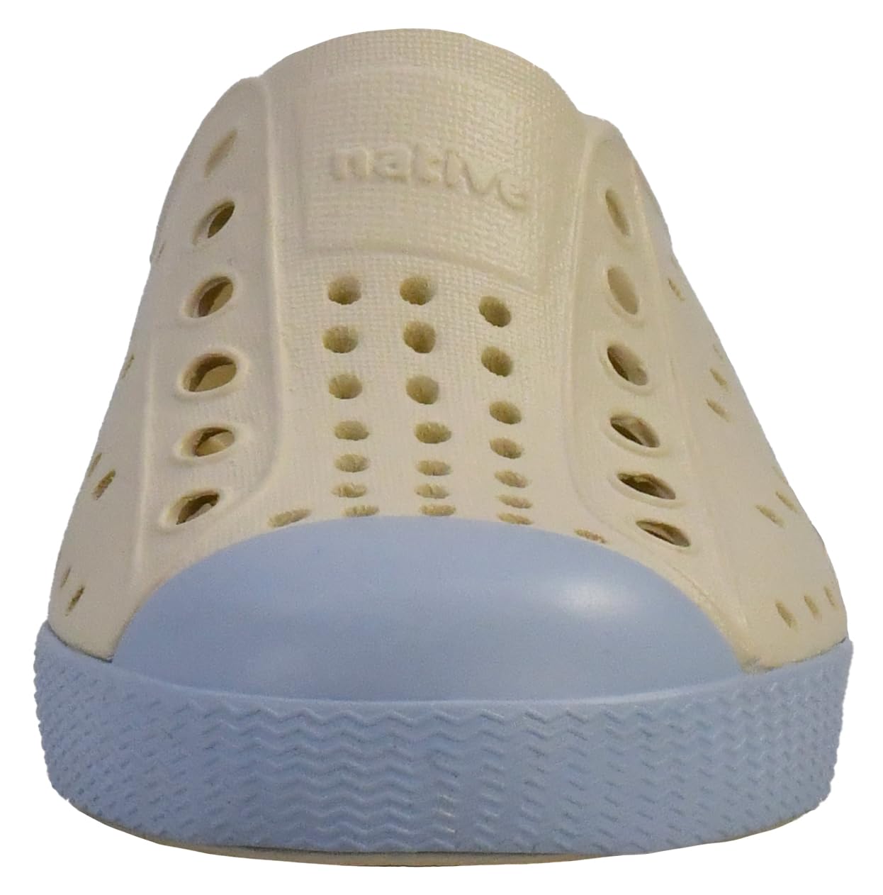 Native Shoes Unisex-Kids Jefferson Sneakers, Bone White/Skyway Blue, 6 Toddler