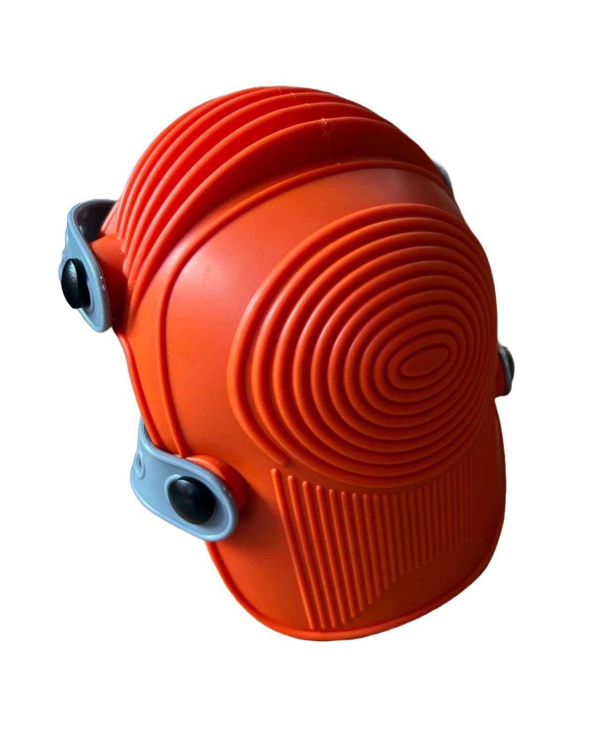 Zeluga 15-431 Ultraflex Non-Skid Premium Protective Gear with Flexible Design Plastic Kneepad, Orange