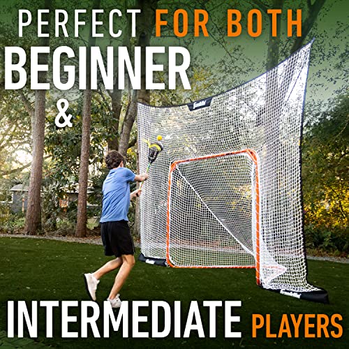 Lacrosse Goal Backstop - 12' x 9' Heavyweight Net with Sandbags