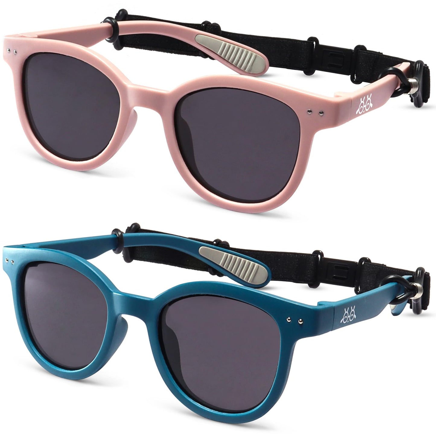 EYEBUDDY Kids Toddler Sunglasses Age 2-4/3-5 Boys Girls Polarized UV Protection Sun Glasses for Age 2-8