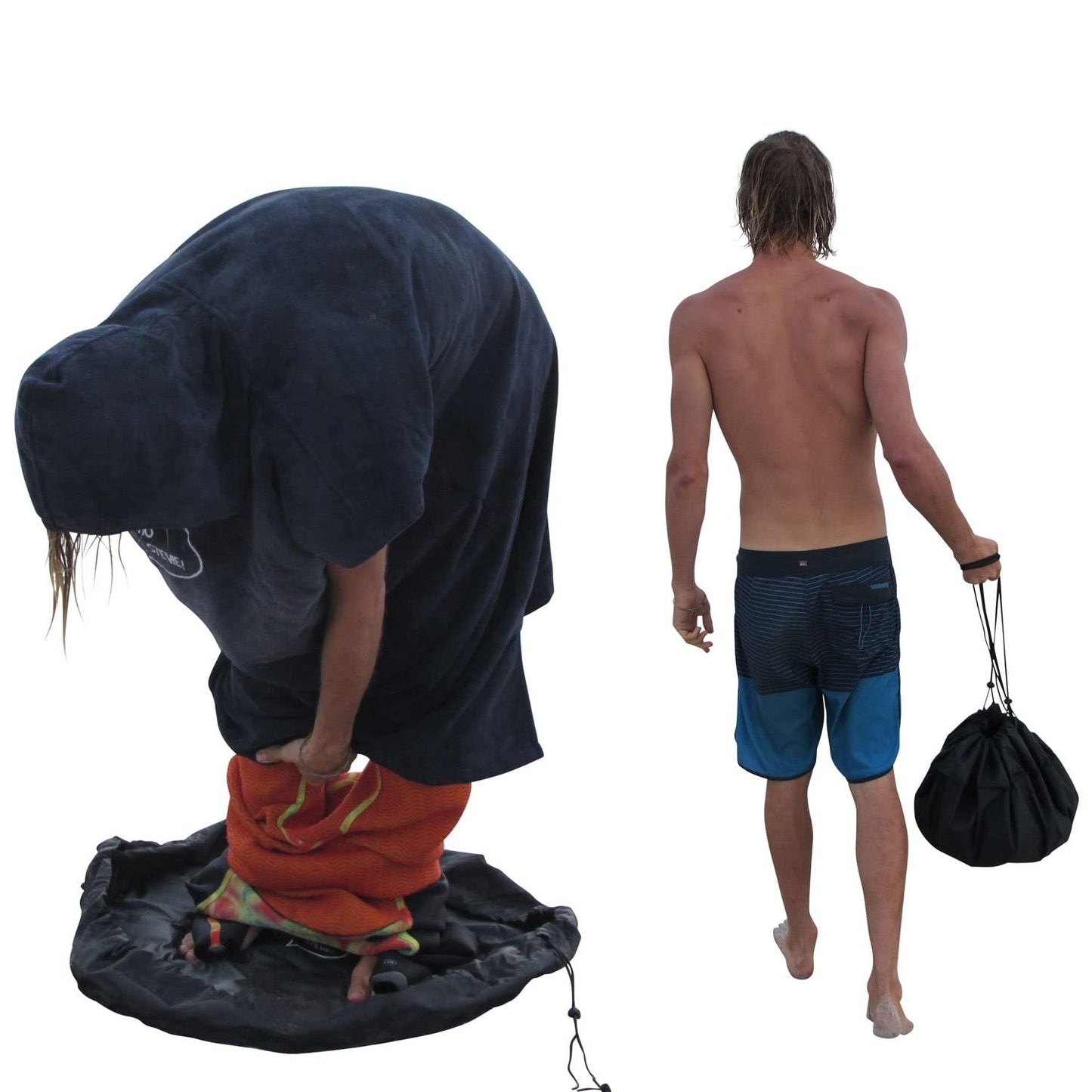 Ho Stevie! Wetsuit Changing Mat - Avoid Wet Smelly Car After Surfing - Waterproof Dry-Bag (New Durable Material)