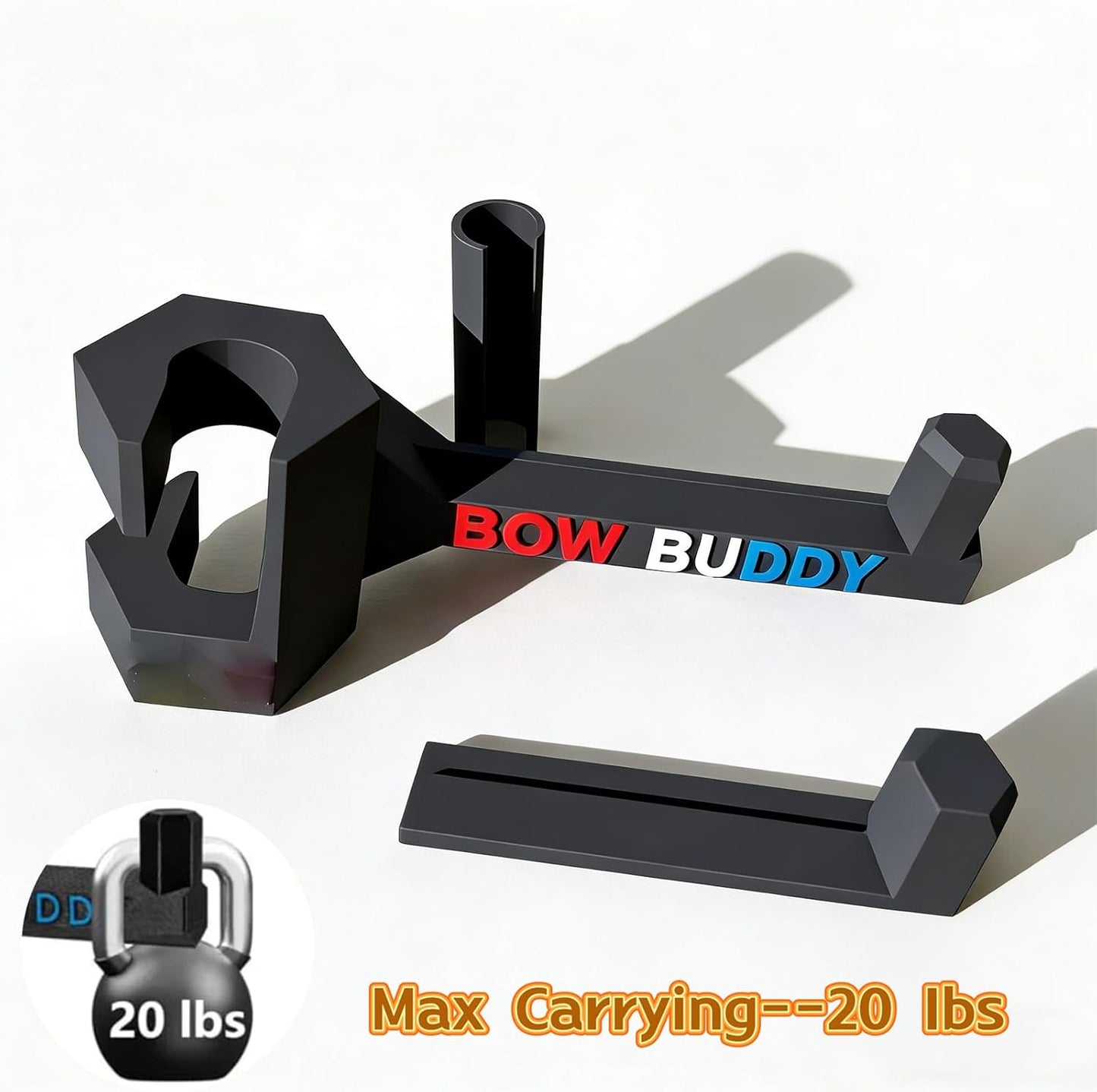 Skiennix Portable Twist-On Headrest Bow Hanger - Secure Mount for SUV & Truck, Ideal for Hunting Gear Organization