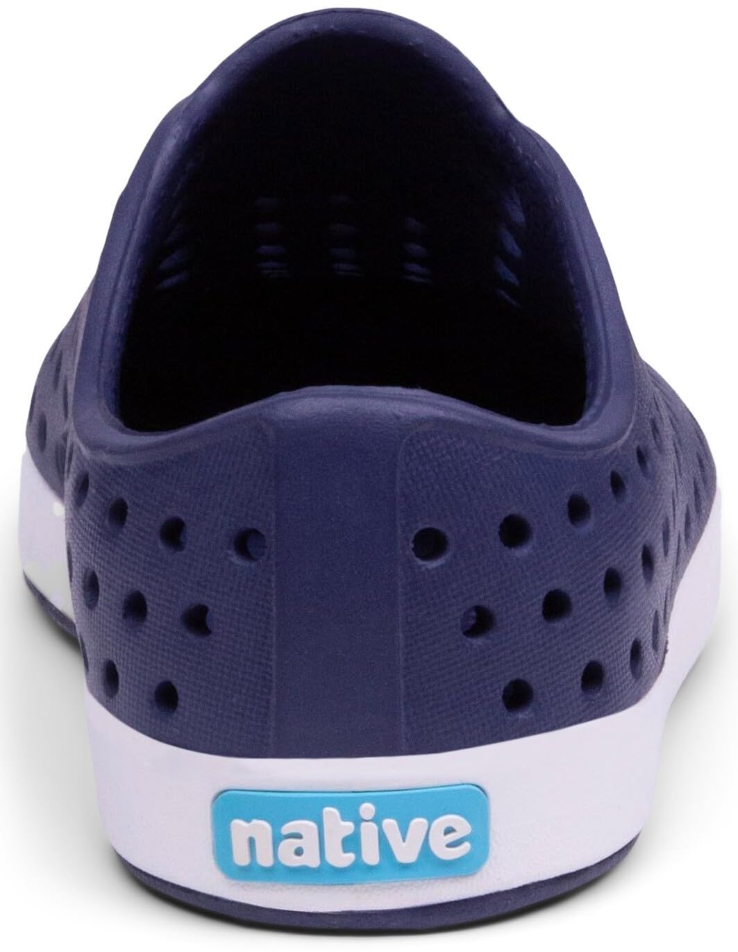 Native Shoes Unisex-Kids Jefferson Sneakers, Regatta Blue/Shell White, 4 Big Kid