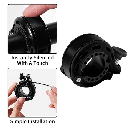 Ogetok Bike Bell, Aluminum Alloy Bicycle Bells for Adults Max 110 DB Fit 22.2-31.8 mm Handlebar, Waterproof Rustproof Cycle Bells Bike Horn with Loud Crisp Clear Sound for Mountain Road Bikes Scooter