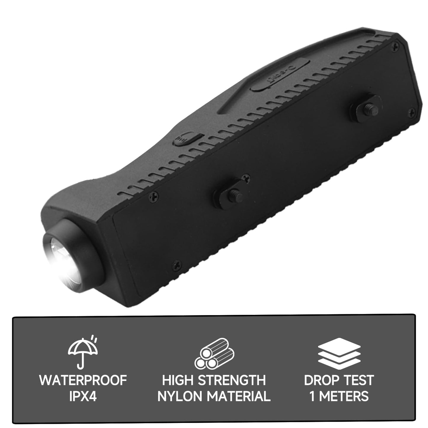 ZBULAR 1450 Lumens Flashlight Light,Dual Switch,Strobe Function,Easy to use,USB-C Rechargeable