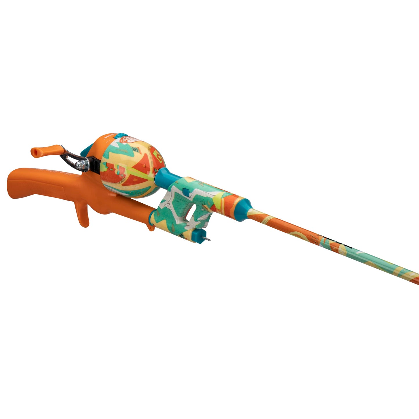 Kid Casters: Krazy Tangle-Free Fishing Combo | Spincast Reel & Practice Casting Plug | 34" Tangle-Free
