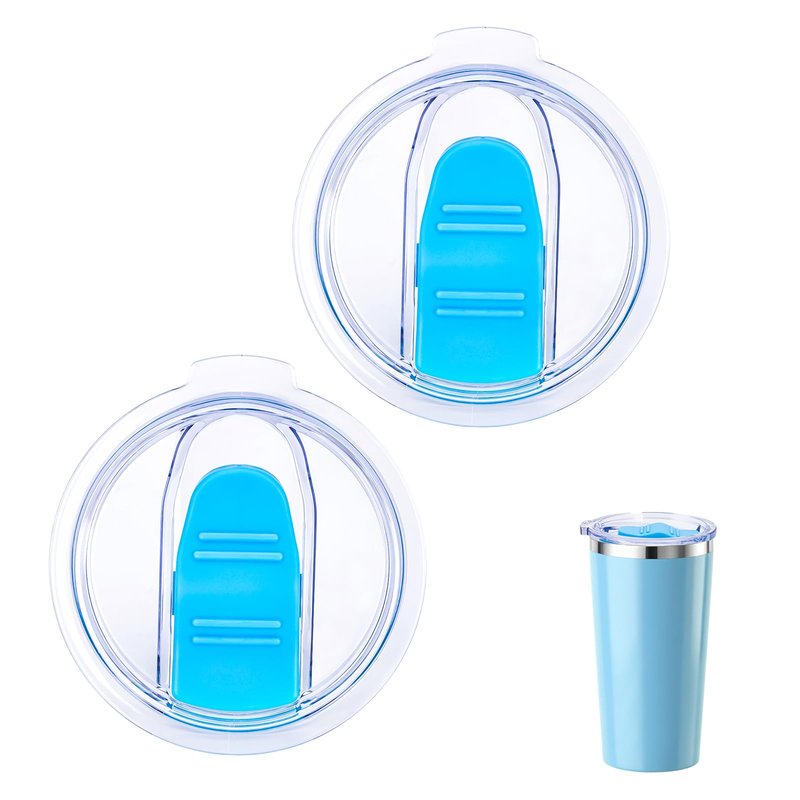 16 oz Press-in replacement lid - Compatible with corkcicle replacement lid.Only compatible corkcicle 16 oz .The slider is detachable for cleaning,Pack of 2.