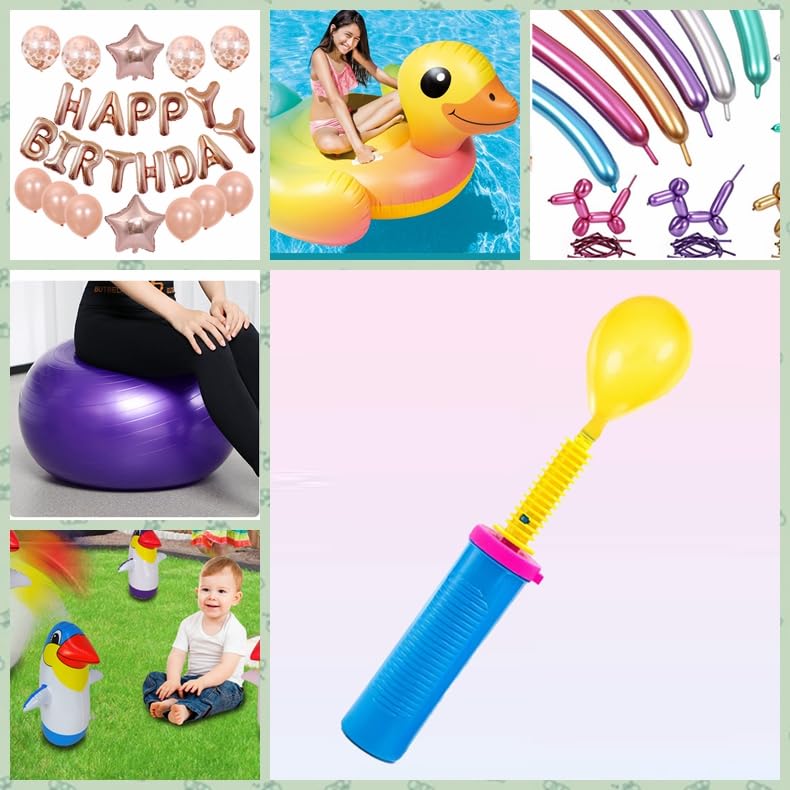 Dual Action Handheld Balloon Pump - Efficient Air Inflator - Style 1