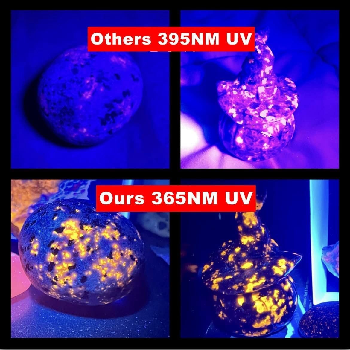 30W UV Flashlight - Rechargeable Black Light for Pet Urine Detection & Curing