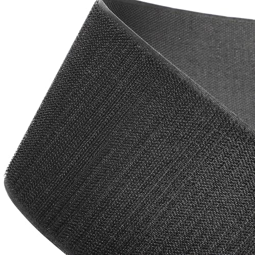 42 ft Gymnastics Mat Hook Fastener with 4-Inch Nylon Hook, Black - Hedume