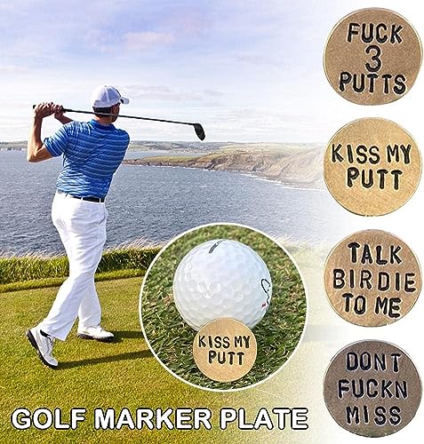 Funny Golf Ball Markers - Hilarious Novelty Gifts for Golfers