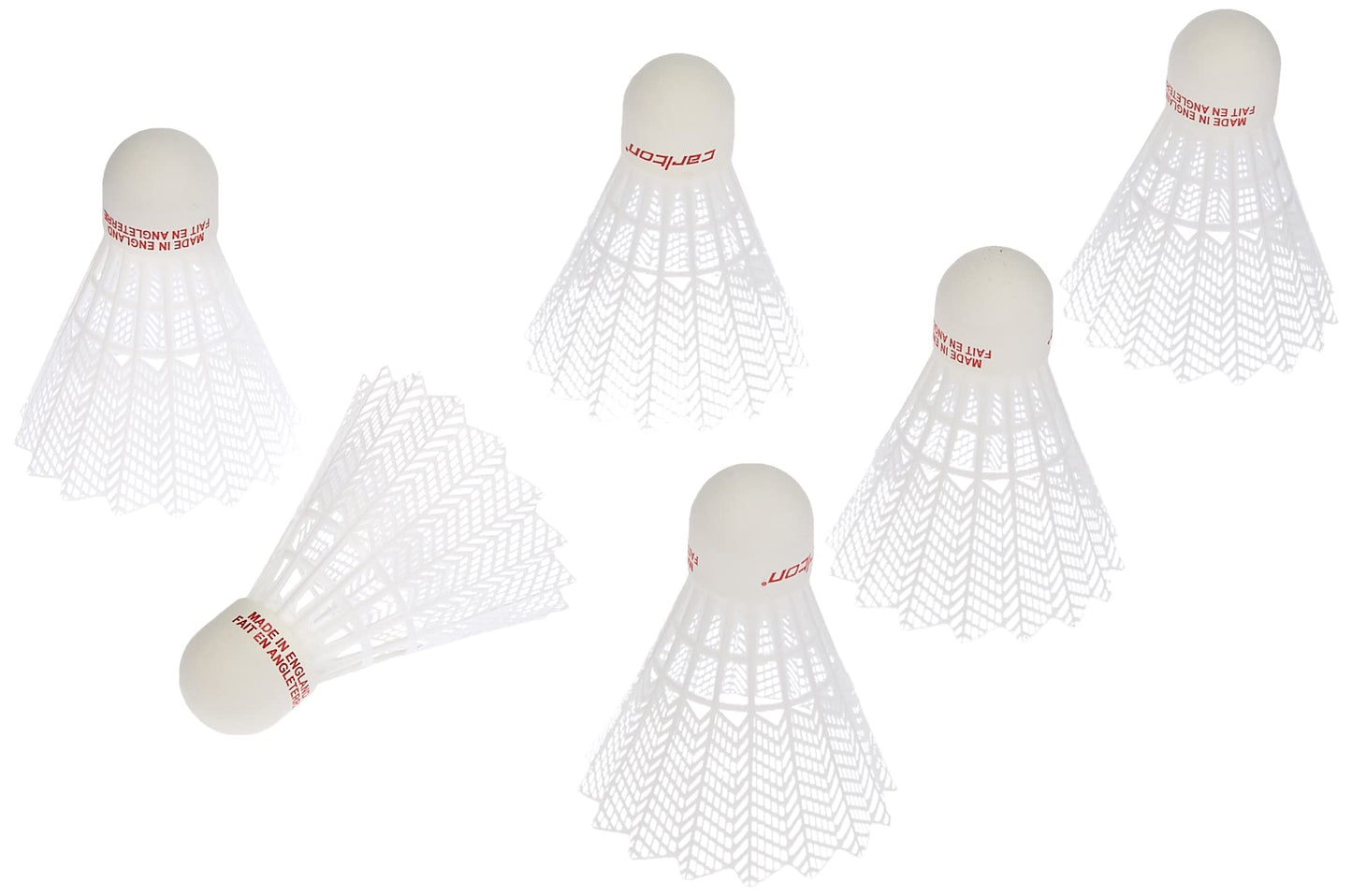 Carlton T-800 Medium Speed Badminton Shuttle, White