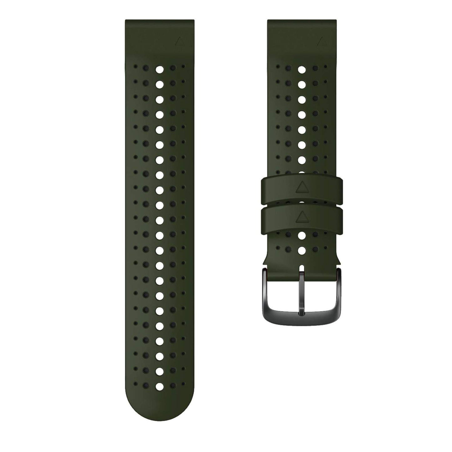 Abanen for Fenix 5/Fenix 6 Quick Release Fit Watch Bands, 22mm Sport Skin-Friendly Waterproof Wristband Strap for Garmin Fenix 5/5 Plus,Fenix 6 Pro/Sapphire,Instinct,Approach S62 (Army Green-Black)