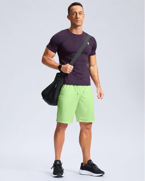 G Gradual Men's Athletic Running Shorts - Quick Dry with Zipper Pockets | 7"/5"/9" Sizes for Gym & Outdoor Activities